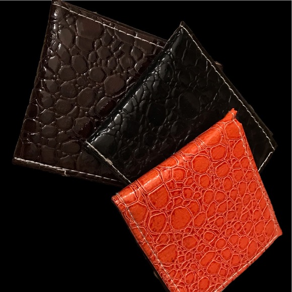 Vintage Men’s FAUX Crocodile Skin Pattern Wallet - Picture 12 of 14